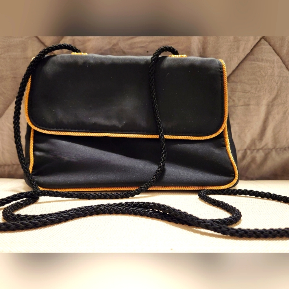 Escada Black Silk Purse